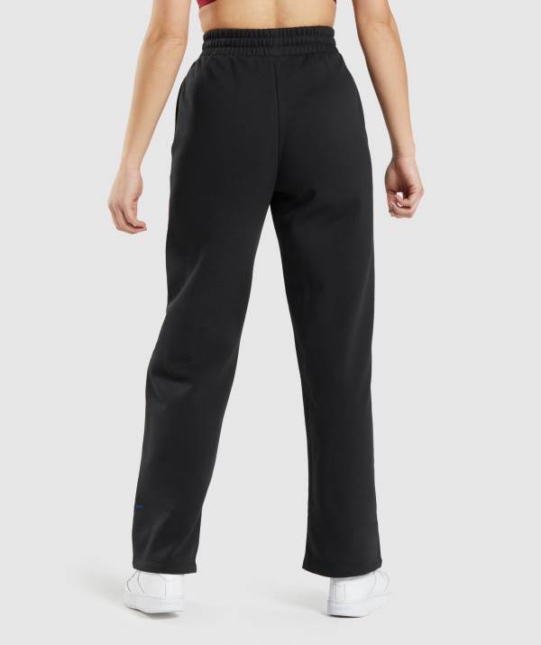 Damske Joggers Gymshark Training Straight Leg Čierne | KR3207146
